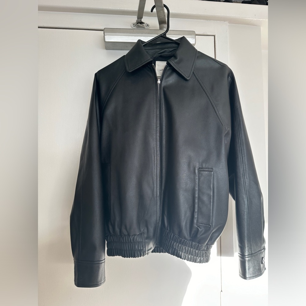 Wilfred leather jacket